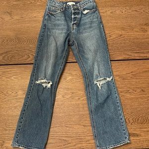 H&M wide legged Denim jeans.